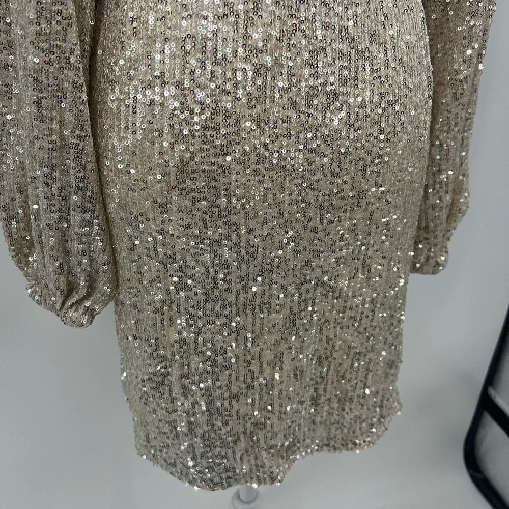 Audrey 3+1 sequin wrap dress - Picture 7 of 10